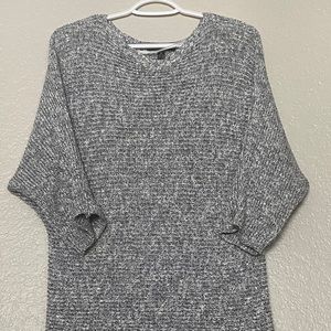 Grey knit women’s sweater
